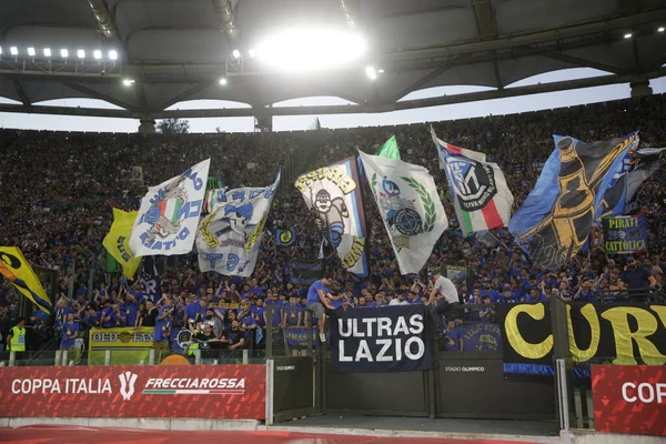 Roma Italia 2022 Acción Durante Partido Fútbol Copa Italia Final —  Fotos de Stock