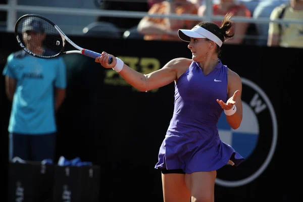 Řím Itálie 2022 Raducanu Gbr Hrají Proti Andreescu Canada Během — Stock fotografie