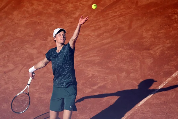 Roma Italia 2022 Krajinovic Srb Juega Contra Sinner Italia Durante — Foto de Stock