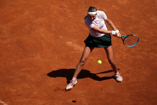 Roma Italia 2022 Swiatek Polonia Gioca Partita Contro Azarenka Durante — Foto Stock