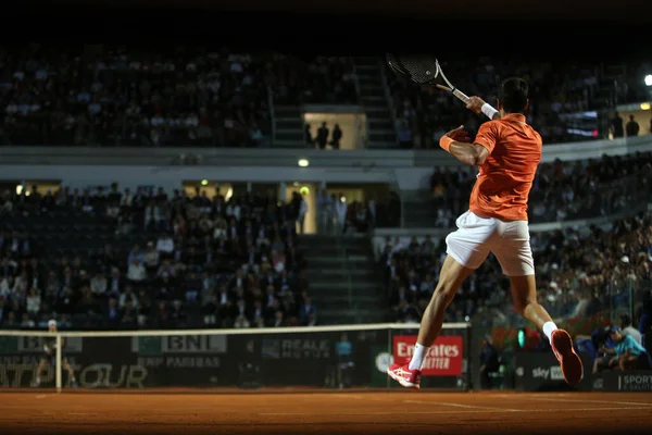Rome Italy 2022 Novak Djokovic Srb Play Game Casper Ruud — стокове фото
