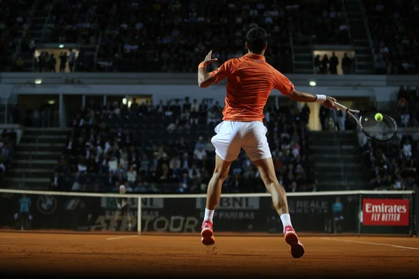 Rome Italy 2022 Novak Djokovic Srb Play Game Casper Ruud — ストック写真