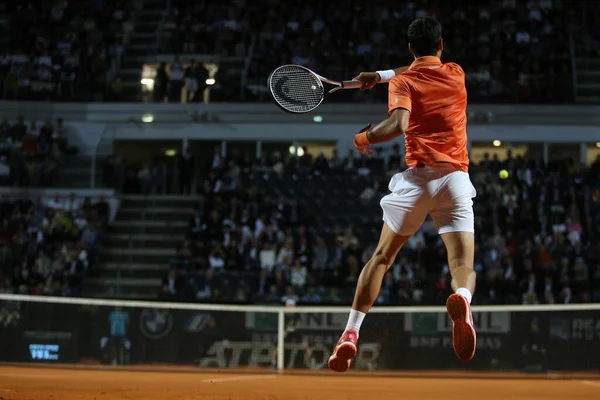 Rome Olaszország 2022 Május Novak Djokovic Srb Játszik Casper Rud — Stock Fotó