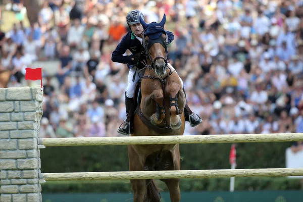 Roma Itália 2022 Denis Lynch Irl Cavalo Brooklyn Heights Durante — Fotografia de Stock