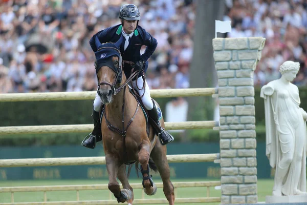 Roma Itália 2022 Denis Lynch Irl Cavalo Brooklyn Heights Durante — Fotografia de Stock