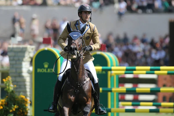 Rome Italie 2022 Nicola Philippaerts Cheval Katanga Dingeshof Pendant Piazza — Photo