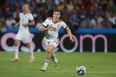 ROME, İtalya - 07.06.2022: UEFA Milletler Ligi 2023 UEFA Ligi 'nde oynanan maçta İtalya, Hungary ile Cesena' da oynanan Orogel Stadyumu-Dino Manuzzi maçı sırasında, 07 Haziran 2022.