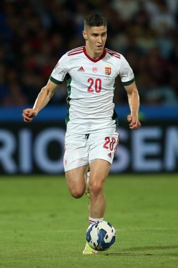 ROME, İtalya - 07.06.2022: UEFA Milletler Ligi 2023 UEFA Ligi 'nde oynanan maçta İtalya, Hungary ile Cesena' da oynanan Orogel Stadyumu-Dino Manuzzi maçı sırasında, 07 Haziran 2022.