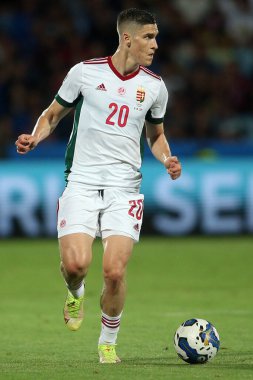 ROME, İtalya - 07.06.2022: UEFA Milletler Ligi 2023 UEFA Ligi 'nde oynanan maçta İtalya, Hungary ile Cesena' da oynanan Orogel Stadyumu-Dino Manuzzi maçı sırasında, 07 Haziran 2022.