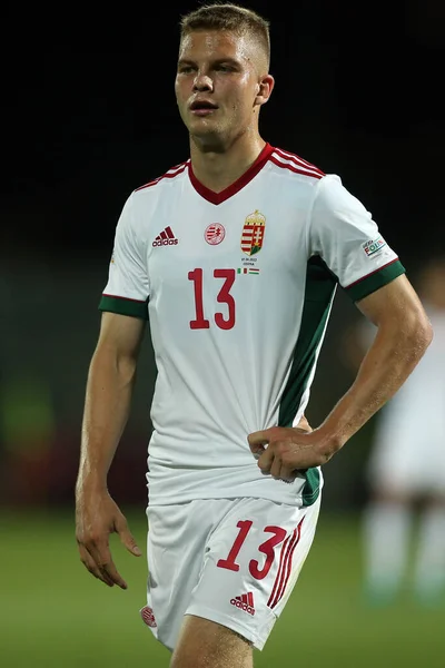 Roma Italia 2022 Andras Schafer Hun Durante Partido Fútbol Uefa — Foto de Stock