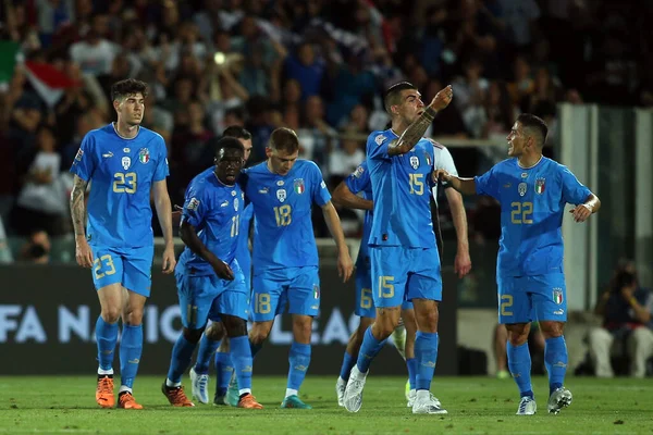 Roma Italia 2022 Durante Partido Fútbol Uefa Nations League 2023 — Foto de Stock