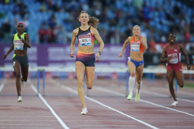ROME, İtalya - 09.06.2022: BOL FEMKE (NED) IAAF Wanda Diamond League - Roma 'daki Stadio Olimpico' da 2022 Golden Gala toplantısı. 
