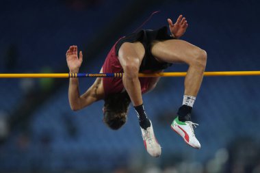 ROME, İtalya - 09.06.2022: GiANMARCO TAMBERI (ITA) IAF Wanda Diamond League - Roma 'daki Stadio Olimpico' da 2022 Altın Gala toplantısı. 