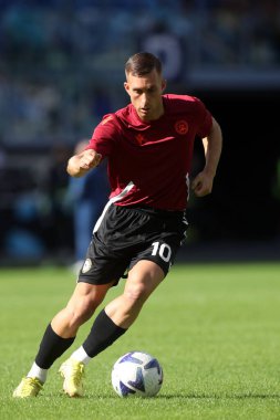 Roma, İtalya 16.10.2022: Serie A karşılaşmasında Udinese 'li Gerard Deulofeu, SS Lazio ile Udinese Calcio arasında 16 Ekim 2022' de İtalya 'nın başkenti Roma' da oynanan karşılaşmada.