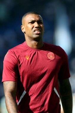 Roma, İtalya 16.10.2022: Udinese 'li Roberto Pereyra, 16 Ekim 2022' de İtalya 'nın başkenti Roma' da SS Lazio ile Udinese Calcio arasında oynanan Serie A karşılaşmasında ısındı..