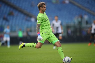 Roma, İtalya 16.10.2022: 16 Ekim 2022 'de İtalya' nın başkenti Roma 'da oynanan Serie A karşılaşmasında Lazio İl İdaresi, SS Lazio ile Udinese Calcio arasında oynanan karşılaşma sırasında eylem halindedir..