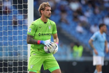 Roma, İtalya 16.10.2022: 16 Ekim 2022 'de İtalya' nın başkenti Roma 'da oynanan Serie A karşılaşmasında Lazio İl İdaresi, SS Lazio ile Udinese Calcio arasında oynanan karşılaşma sırasında eylem halindedir..