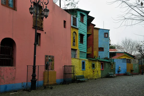 Caminito Street Boca One Most Visited Attractions Buenos Aires Argentina — Stock Photo, Image