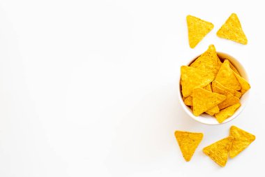 Tortilla cipsi kasede. Meksika yemek geçmişi