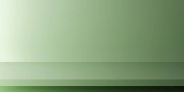 Mint Green Aesthetic background with free space for showing minimal concept. 3D rendering.