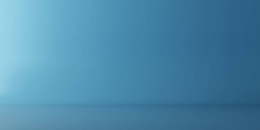 Blank Wall for mockup, empty Blue Aesthetic background.