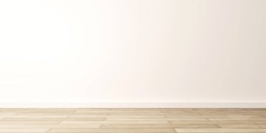 Blank Wall for mockup, Minimal empty room background.