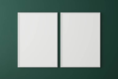 Vertical frames for a poster mockup. A4 and A3 sizes.