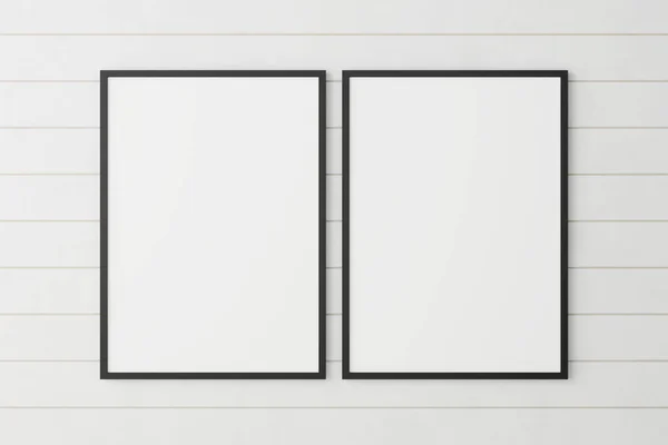 Mockup Poster Vertical Frame Sizes — 스톡 사진