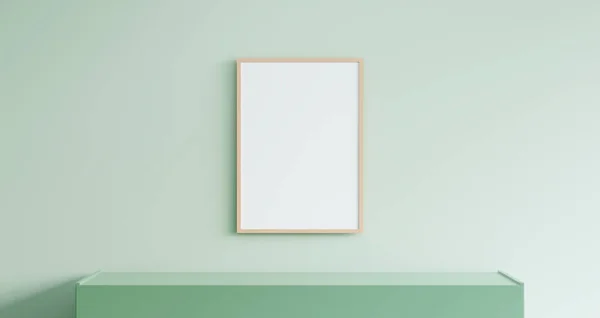 Vertical Frame Wall Mockup Format — 스톡 사진