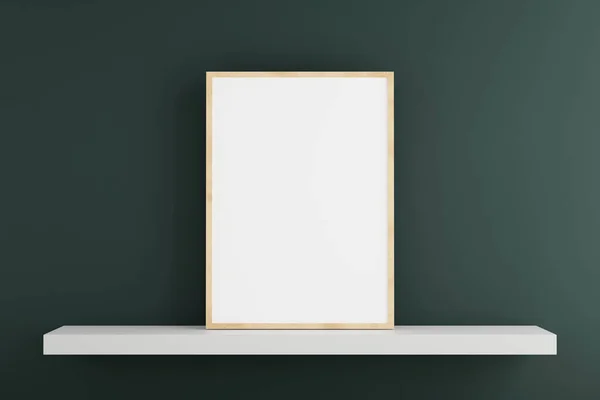 Vertical Frame Mockup Placed Shelf Formats — 스톡 사진