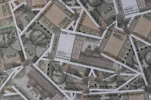 500 Rupees Indian Currency Notes — Stockfoto