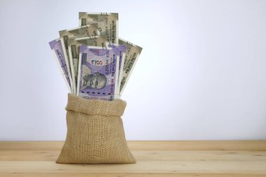 Hint Rupisi 100 ve 500 jüt çuvalında