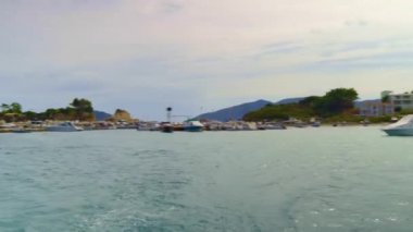 Ship Tour in Zakynthos Island. High quality 4k footage