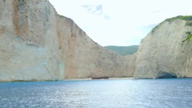Zakynthos Navagio Bay Shipwreck . High quality 4k footage