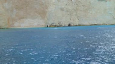 Zakynthos Navagio Bay Shipwreck . High quality 4k footage