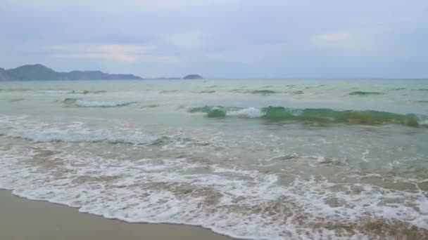 Sea Waves Beach Greece High Quality Footage — Wideo stockowe