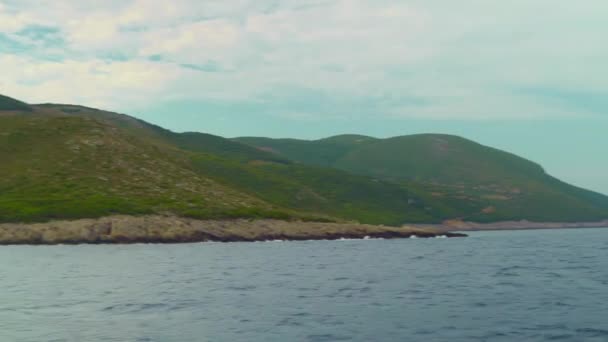 Beatiful Zakynthos Island Seen Sea High Quality Footage — Vídeos de Stock