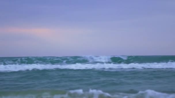 Sea Waves Beach Greece High Quality Footage — Vídeos de Stock