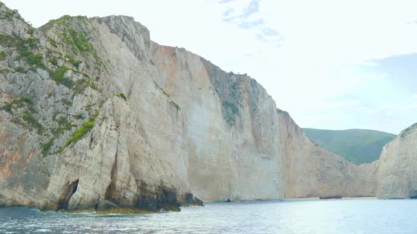 Zakynthos Navagio Bay Shipwreck High Quality Footage — Wideo stockowe