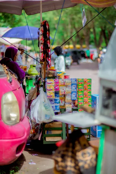 Surabaya Indonesia June 2022 Snack Seller Indonesian Street Food — Fotografia de Stock