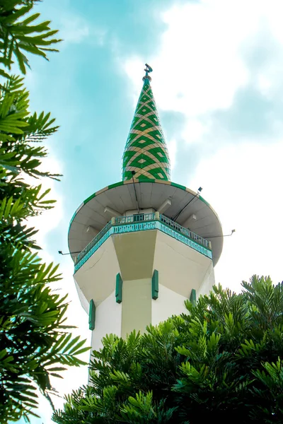 Madiun East Java Indonesia May 2022 Dome Minaret Great Mosque — 스톡 사진