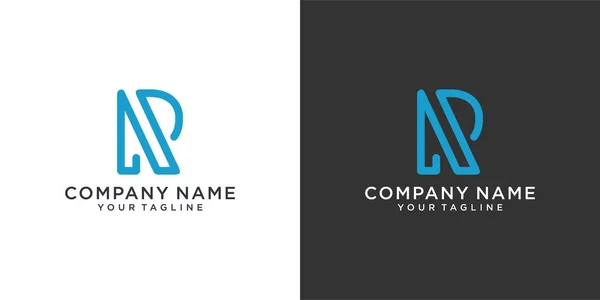 Initial Letter Vector Logo Design Concept — Vettoriale Stock