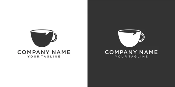 Taza Café Logo Plantilla Vector Icono Diseño — Vector de stock