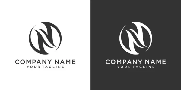 Initial Letter Monogram Logo Design Vector — Vetor de Stock
