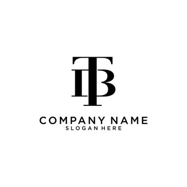TB or BT initial letter logo design vector template.