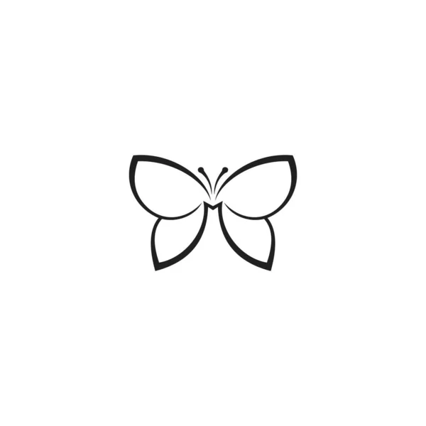 Butterfly Vector Logo Design Template Butterfly Icon Butterfly Logo — Stok Vektör