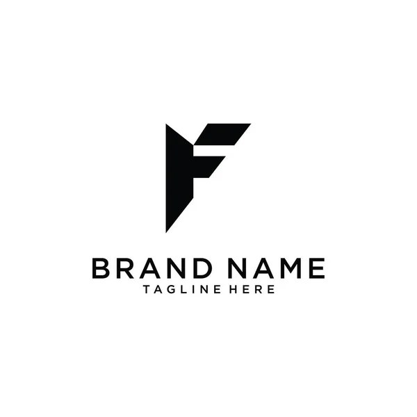 Initial Letter Logo Design Template Vector White Background —  Vetores de Stock