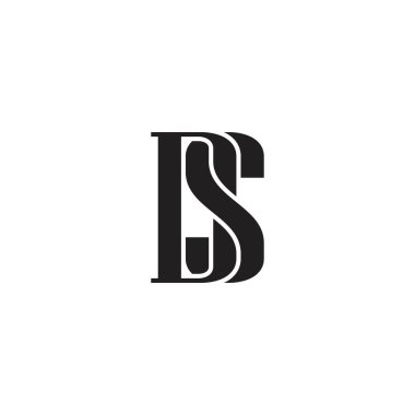 DS or SD letter logo design concept