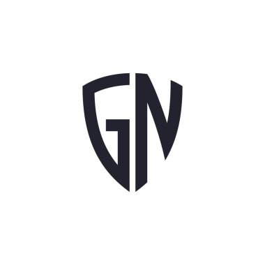 Letter GN on NG logo design template.