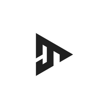 Letter JM or MJ vector logo design concept.